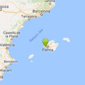 Kart Santa Ponca på Mallorca Spania